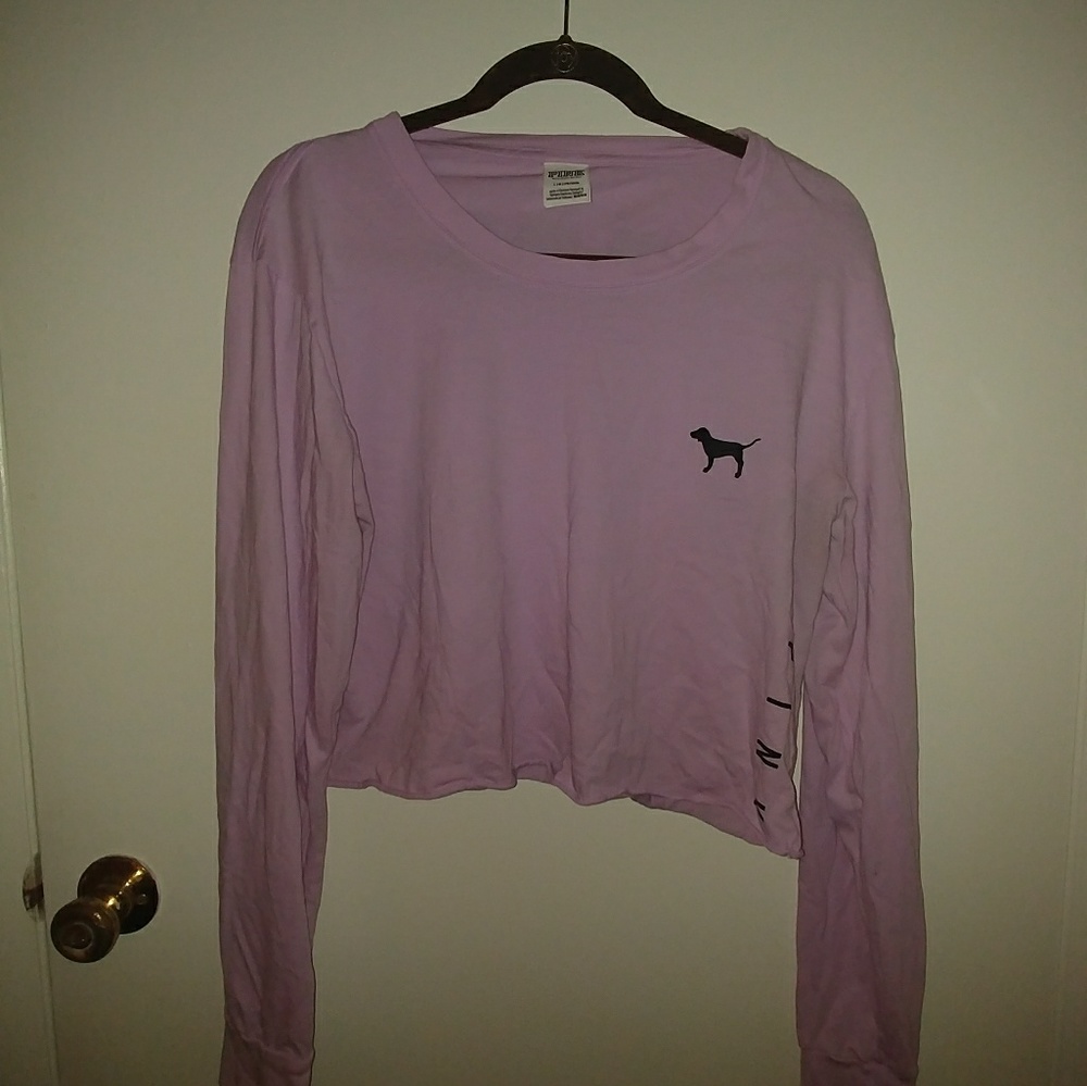 PINK by VS crop top